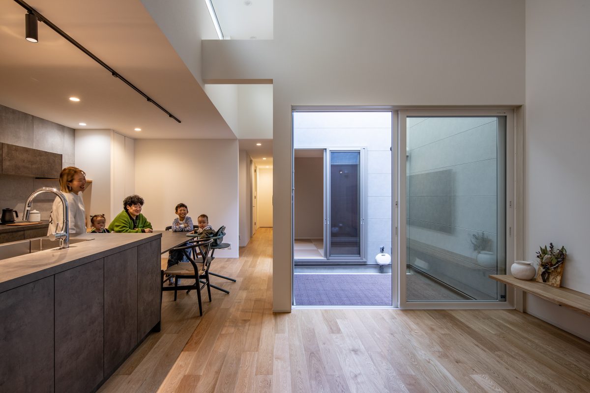 リノベーション　家族が集まるリビング