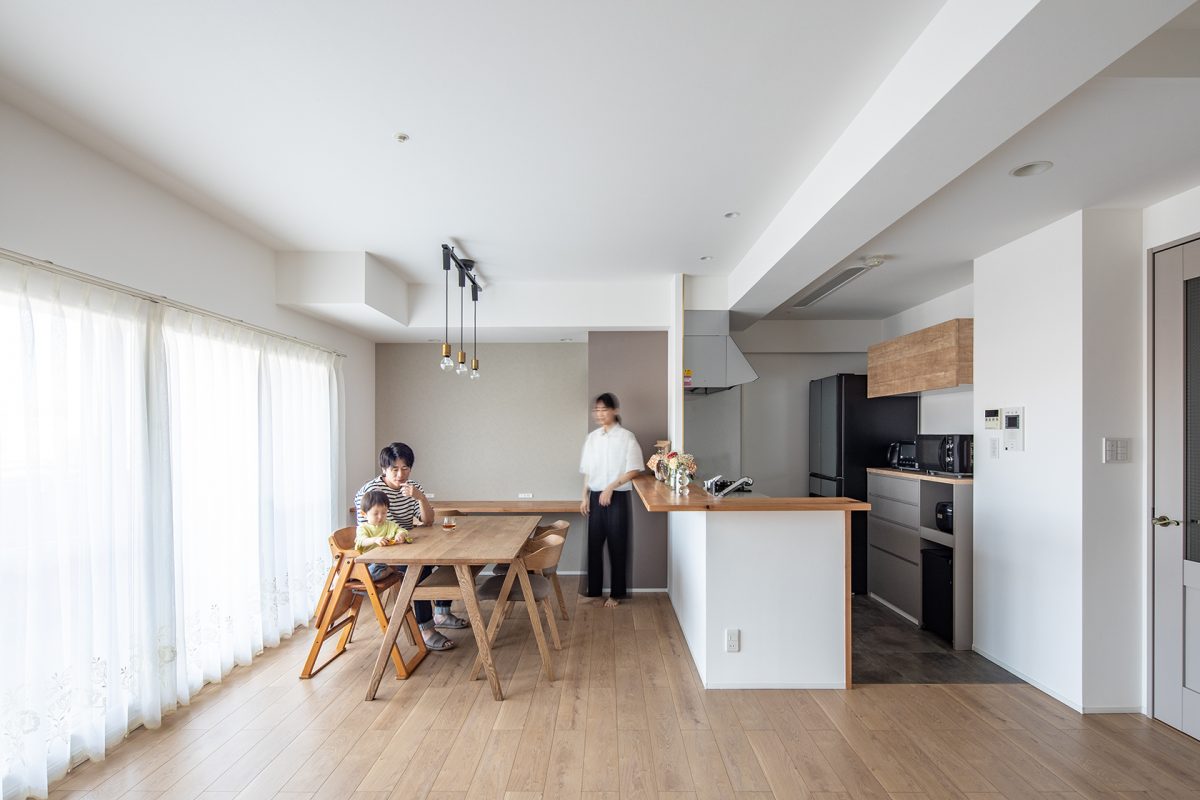 家族が集まるリビング