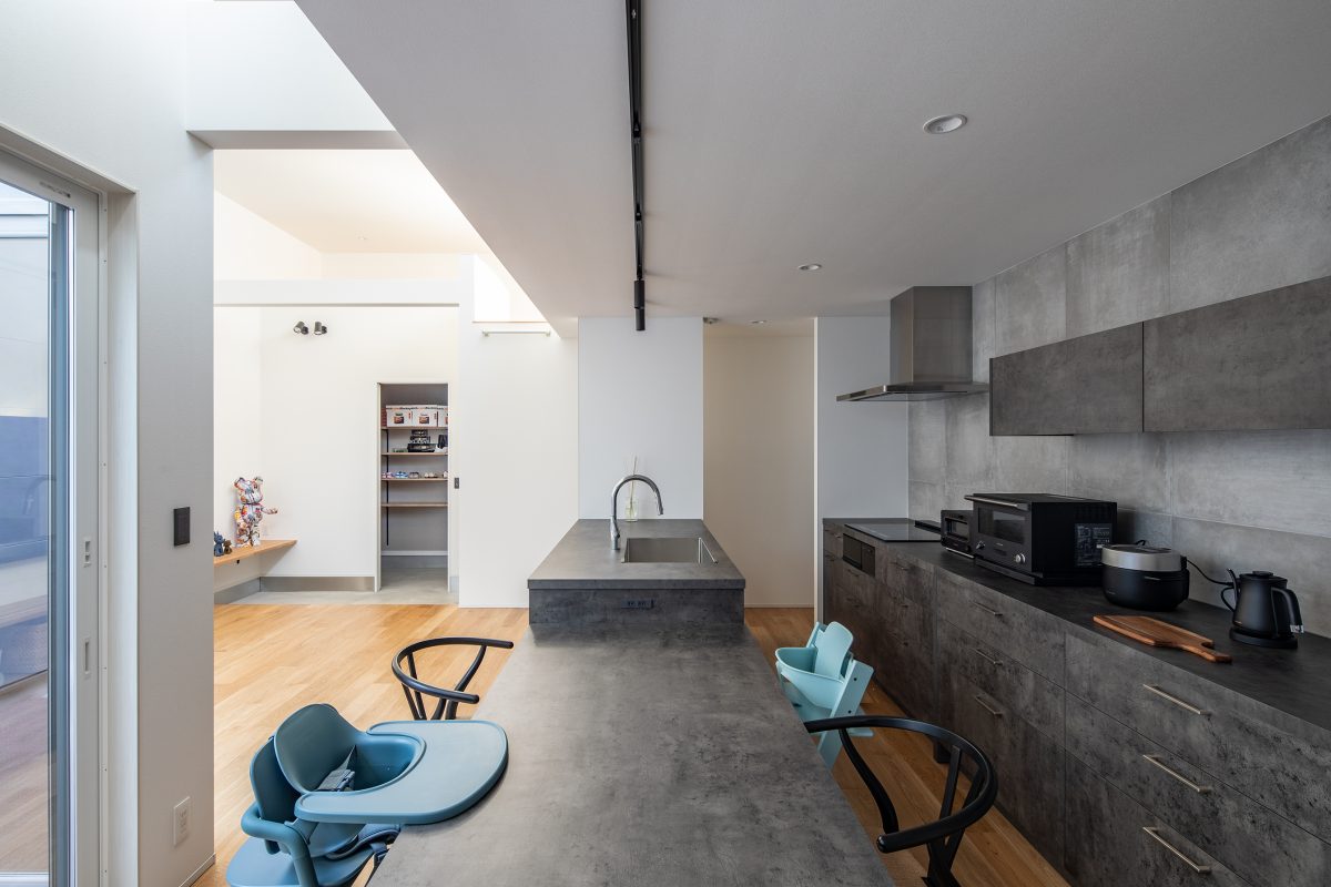 リノベーションしたキッチン